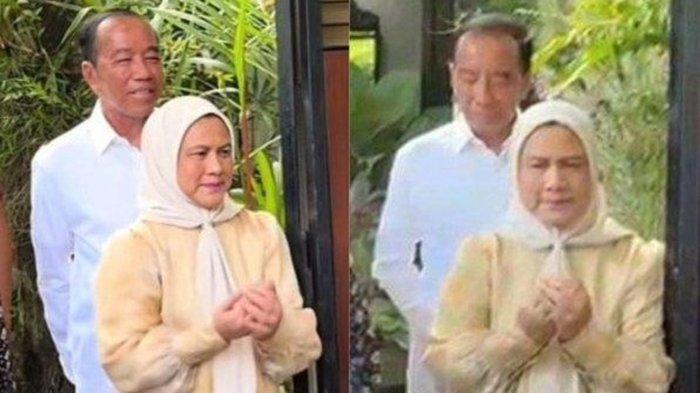 DOAKAN KESEMBUHAN JOKOWI - Momen Jokowi Berdoa Bersama Warga. Berbeda dengan momen-momen sebelumnya, Jokowi yang nampak masih dalam masa pemulihan usai alami alergi tersebut tak melayani foto bersama masyarakat yang datang. Muhadjir Effendy Doakan Kesembuhan Jokowi Ketika di Mekkah, semoga diberi umur panjang, selalu dijaga Allah dan tetap jadi panutan. (TribunSolo dan TikTok/@solokini via Tribun Bengkulu)