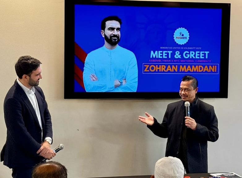 Zohran Mamdani dan Dr. Shamsi Ali.'