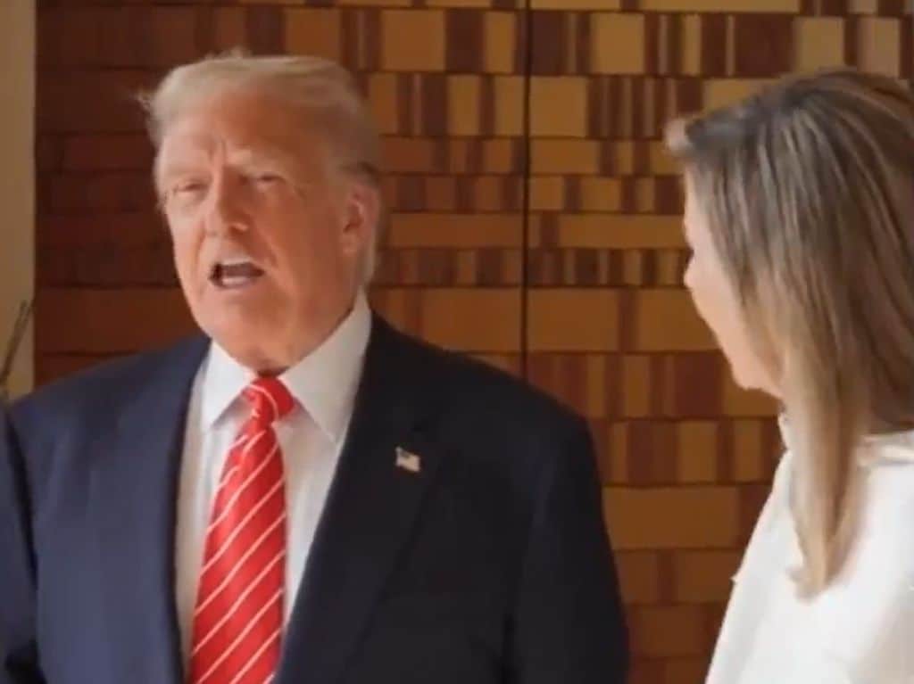 El polémico gesto de Máxima de Holanda hacia Donald Trump