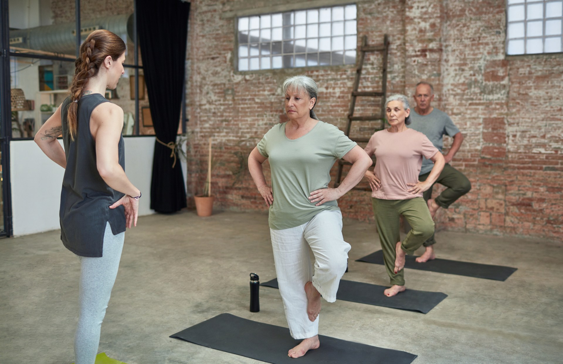 Don’t try to hold the pose for too long as you get older (Picture: Getty Images)