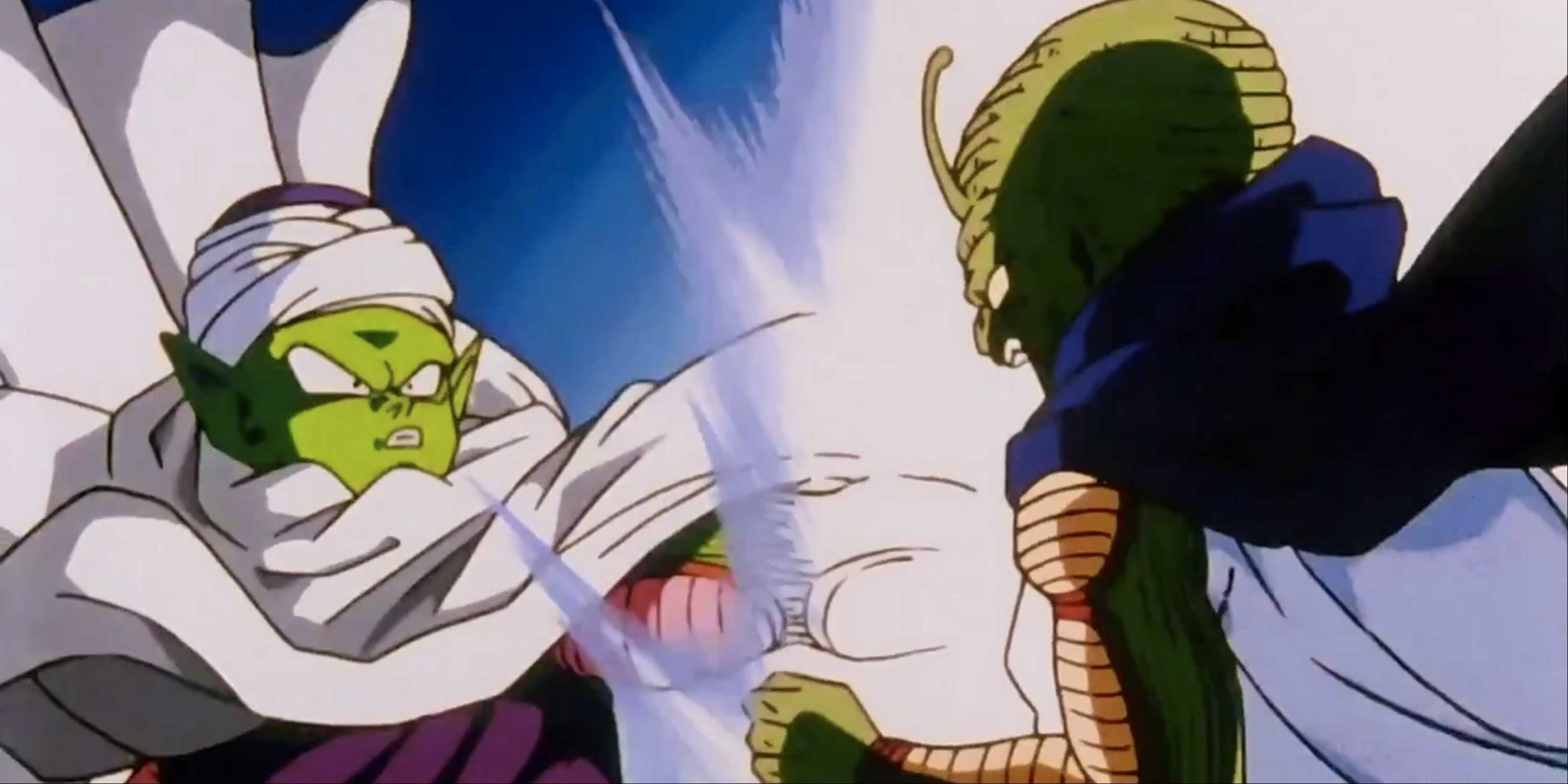 Piccolo reunites and fuses with Kami in Dragon Ball Z.