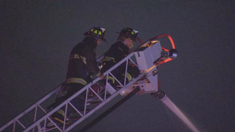 ‘Total loss’: Raging fire rips through South Shore sports complex