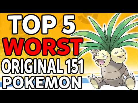 The 5 worst original Pokémon