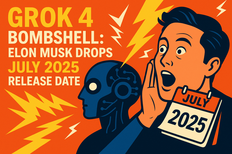 Grok 4 Bombshell: Elon Musk Drops July 2025 Release Date
