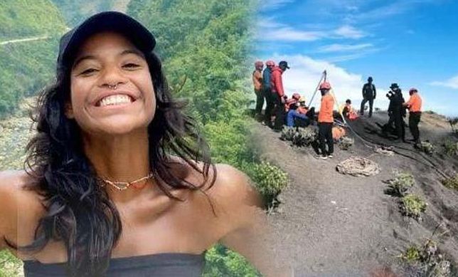 Momen terakhir Juliana Marins, pendaki asal Brazil, yang jatuh ke jurang Gunung Rinjani.