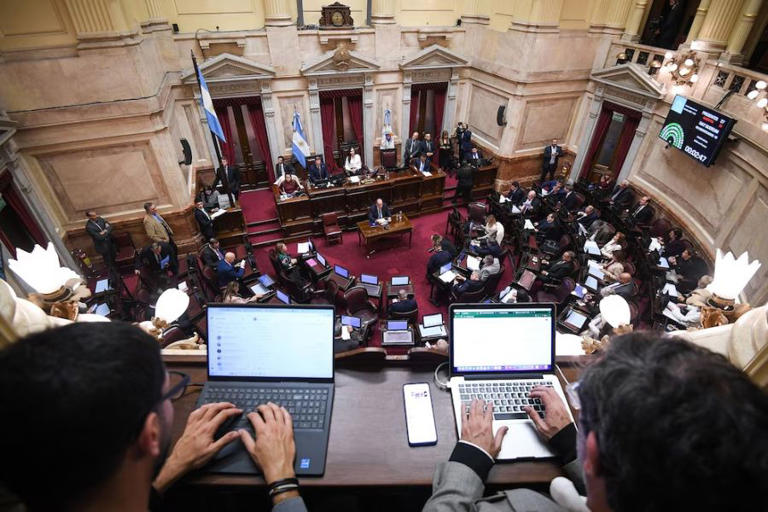 El Jefe de Gabinete respondió a distintos cuestionamientos de los senadores en el informe de gestión del Gobierno nacional.