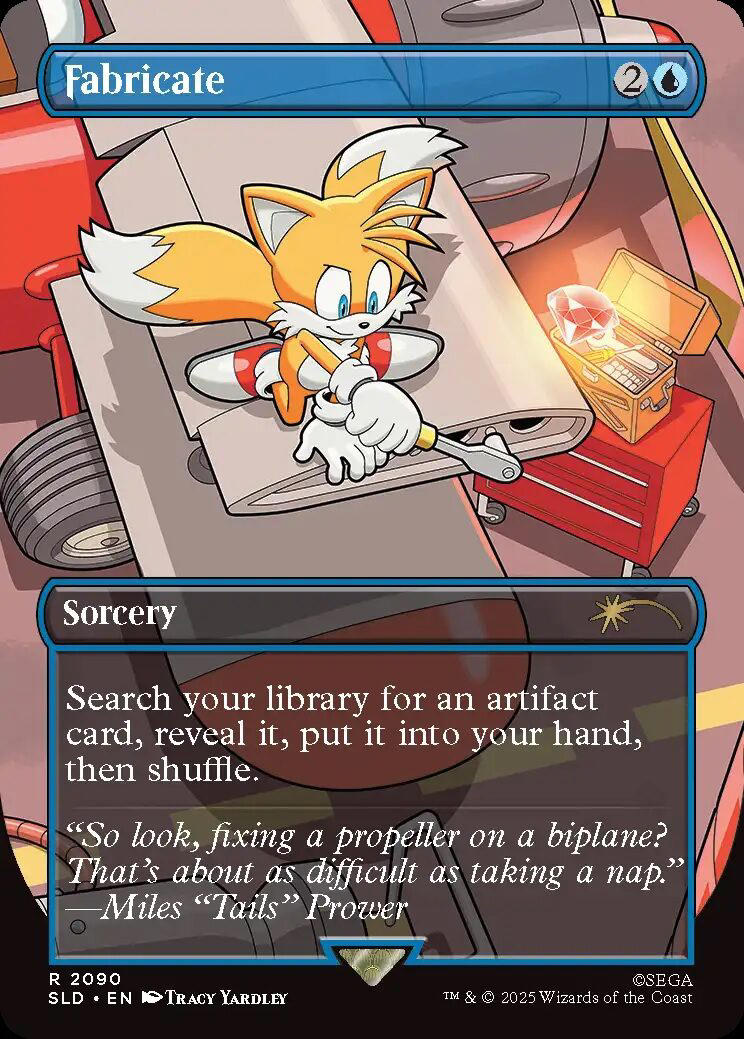 A MTG x Sonic the Hedgehog Collaboration Brings The Speedy Hero to Magic:  the Gathering