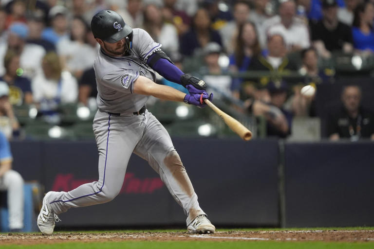 Chourio's 3-run homer helps power Brewers past Rockies 10-6