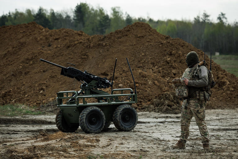 Ukraine just approved its first ground robot equipped with key grenade ...
