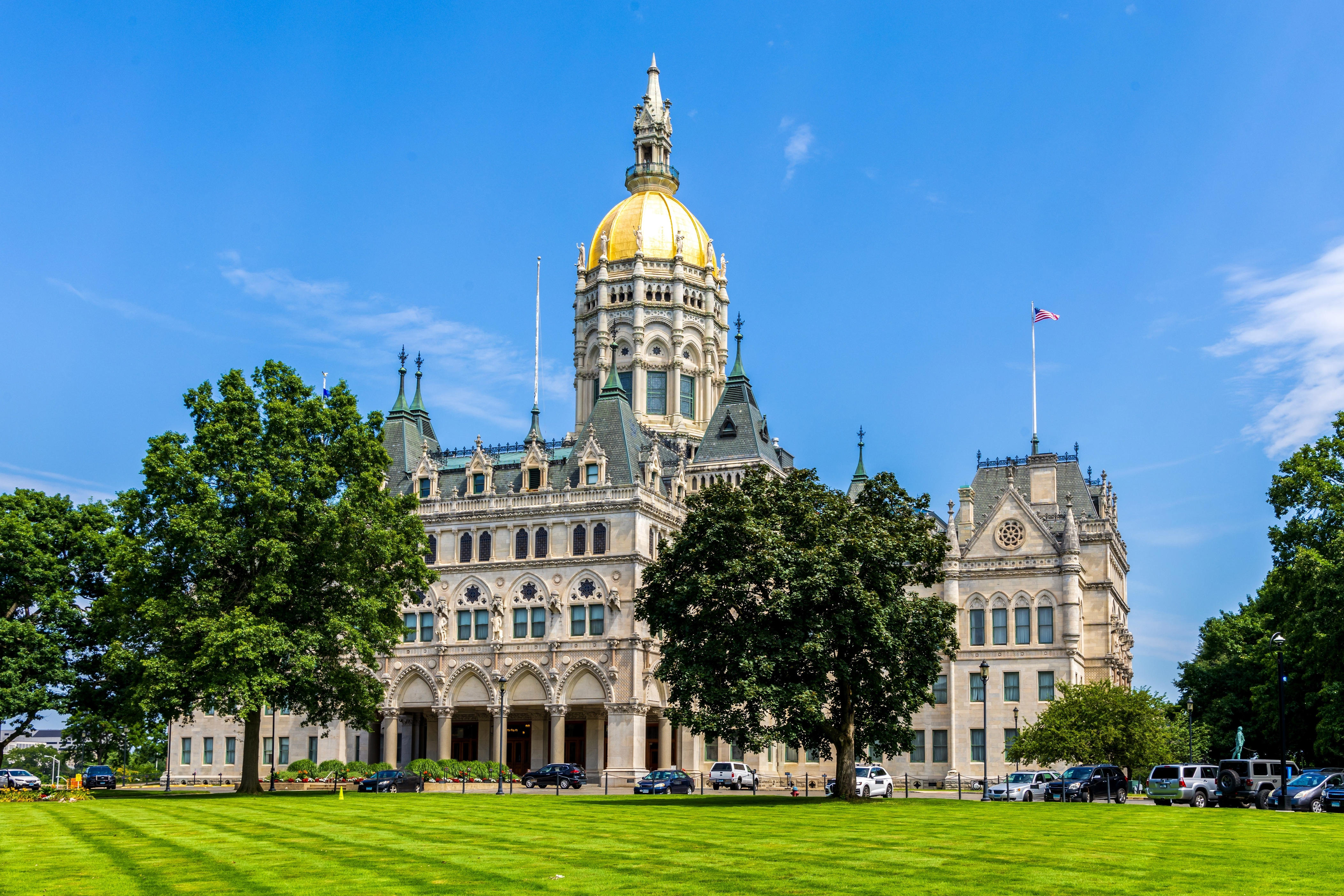 Gold domes, historic statues, and nods to state flags: Photos show what ...