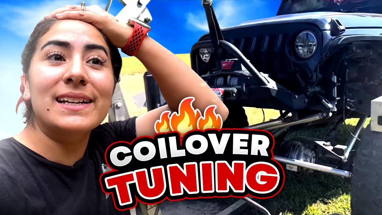 Luna's Jeep Gets the Royal Treatment: Coilover Tuning Adventure!