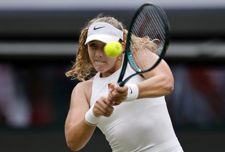 TennisTeenager Andreeva marches into Wimbledon last 16