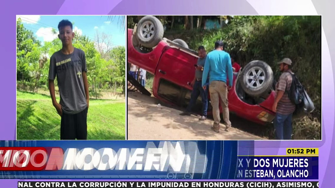 Jovencito Pierde La Vida Tras Volcamiento En San Esteban Olancho