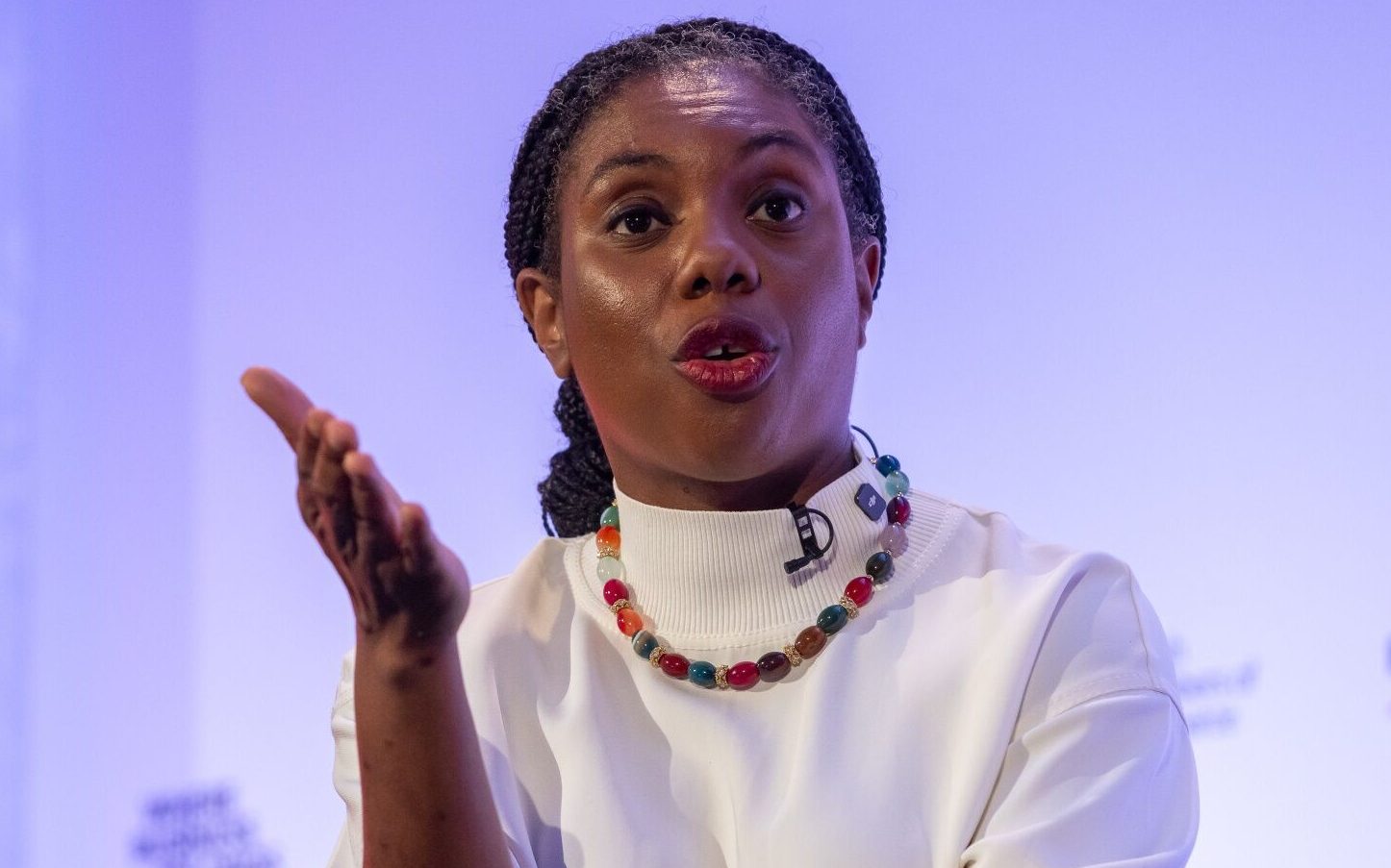 Kemi Badenoch will contend that the Conservatives ‘are the only party prepared to get spending under control’ - Betty Laura Zapata/Bloomberg