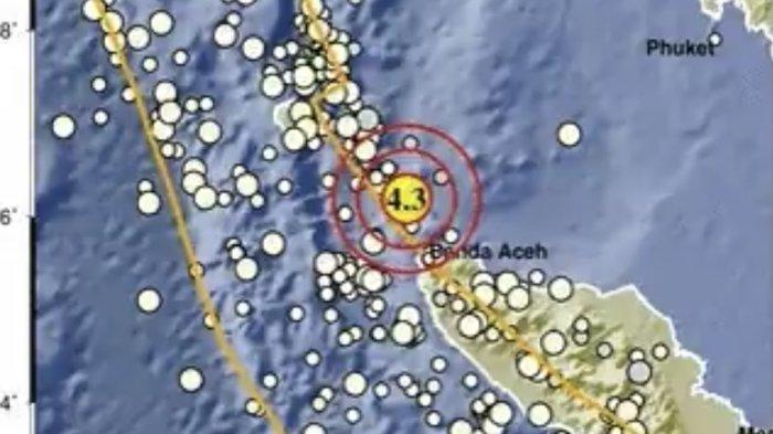 Three Earthquakes Hit Sabang City, Aceh; Latest Earthquake Strength M 5.4; Check Affected Areas via BMKG