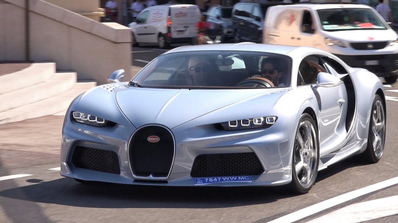 Bugatti Chiron Super Sport Chromée Filmée à Monaco - sport news from YouTube
