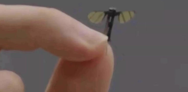 China showcased a new mosquito-sized spy drone. CCTV