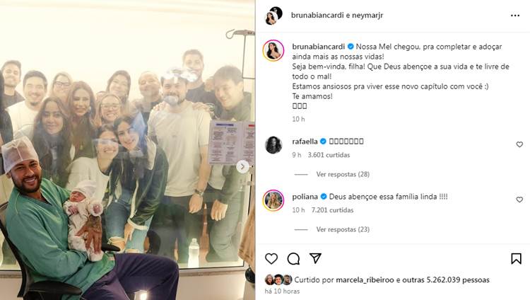 Neymar e Bruna - print instagram