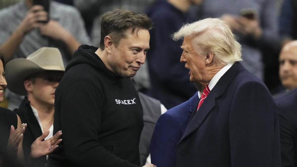 Elon Musk with President Donald Trump. File | Photo Credit: AP