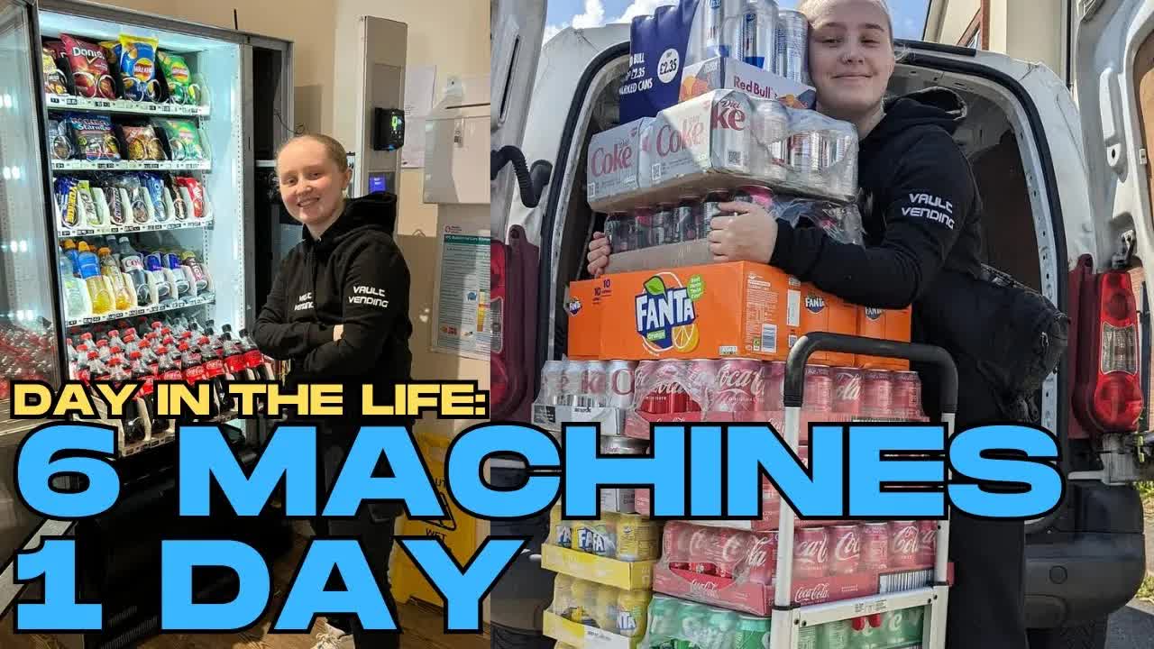 6 machines in 1 day | Day in the life of a vending machine business owner