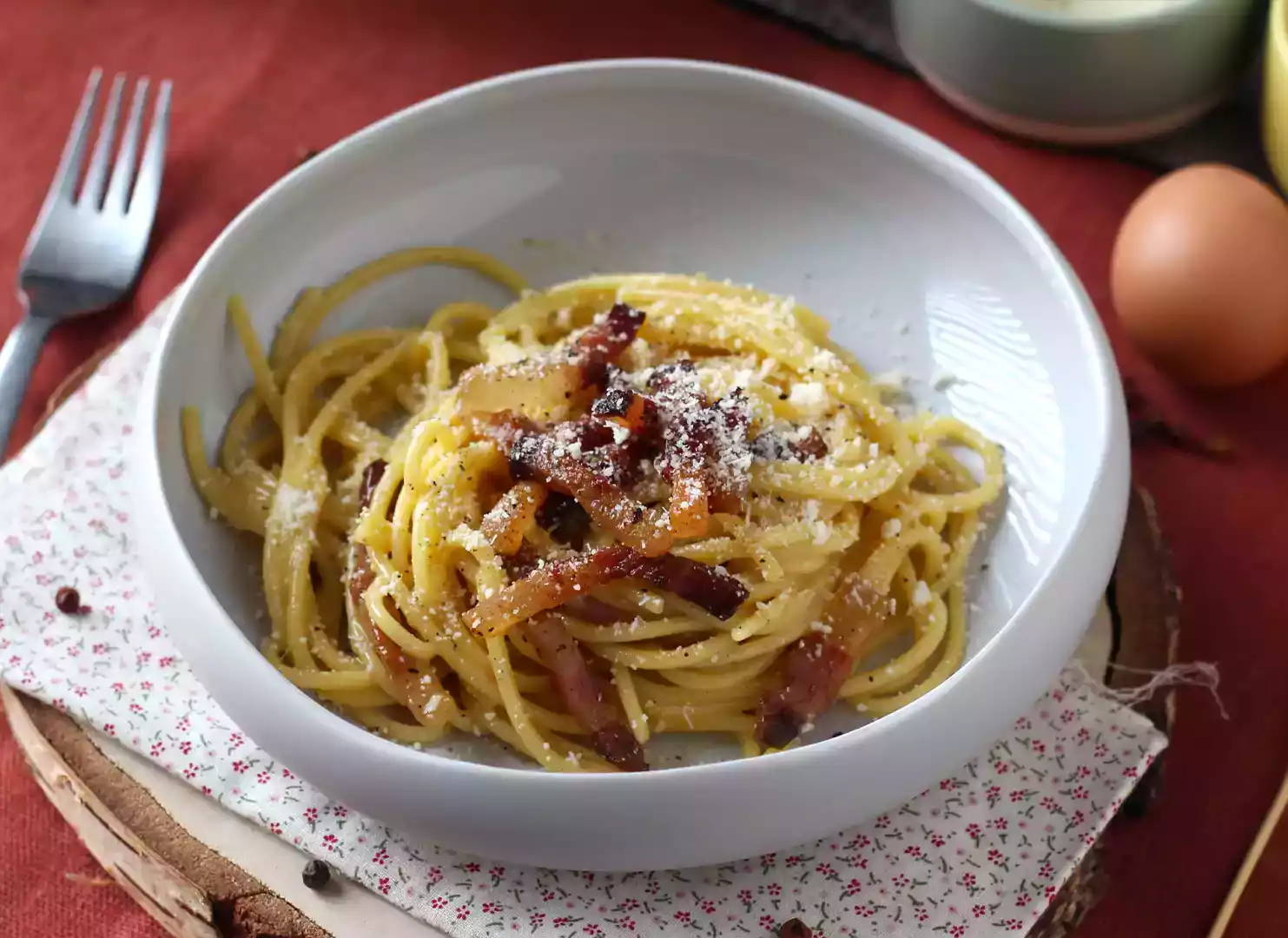 Spaghetti alla carbonara, das echte italienische rezept!