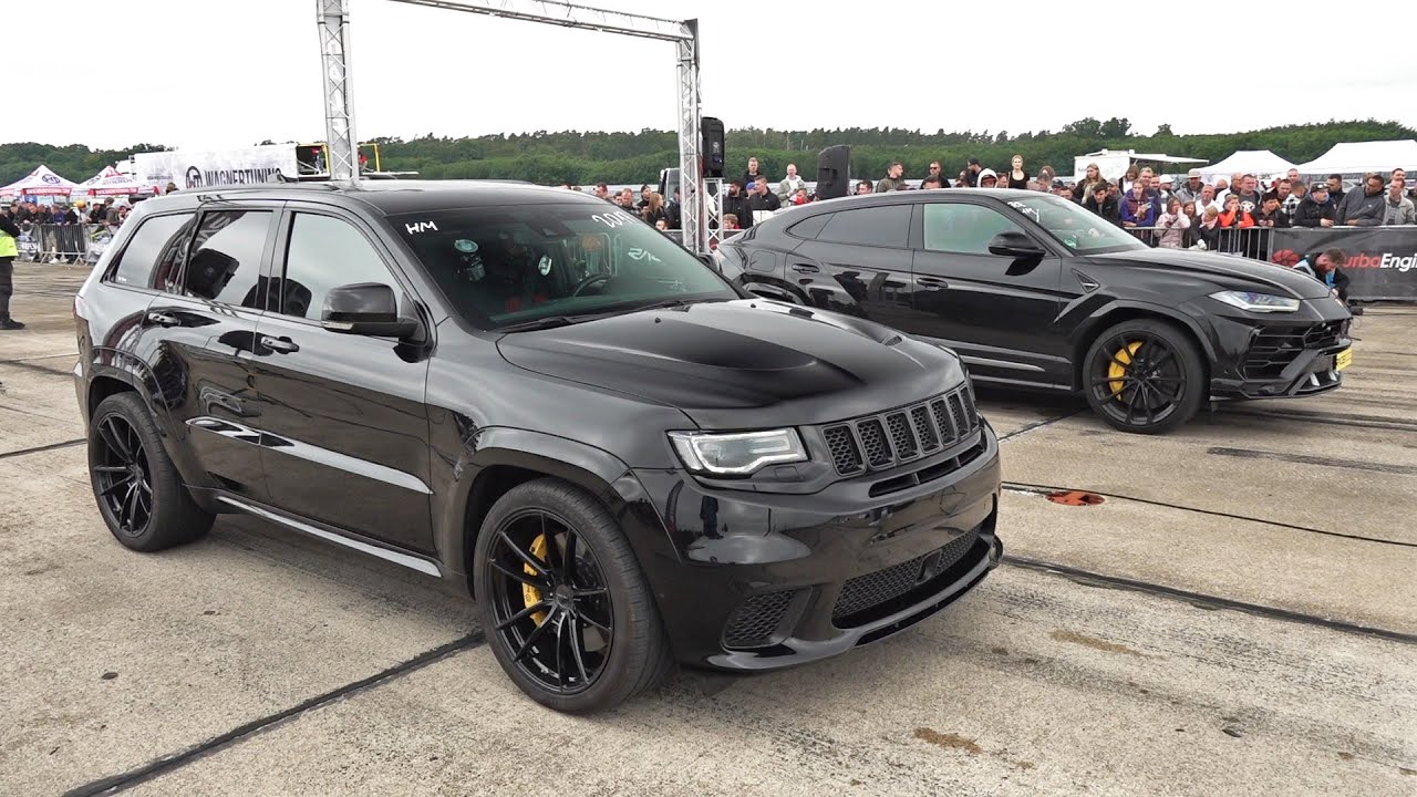 1010HP Lamborghini Urus vs 1011HP Jeep Trackhawk – Super SUV Showdown! 💥
