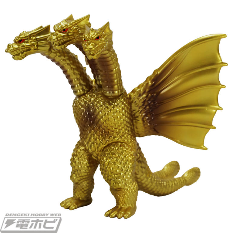完全新規造形のキングギドラや人気カラー「ゴジラブルー」となっ