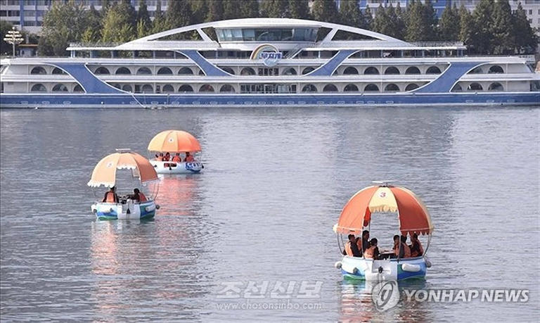 Fleuve Taedong à Pyonyang 
