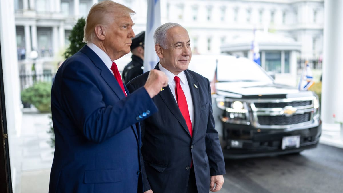 Donald Trump und Benjamin Netanjahu (Archivbild): Am Montag treffen die beiden wieder zusammen. (Quelle: IMAGO/White House)