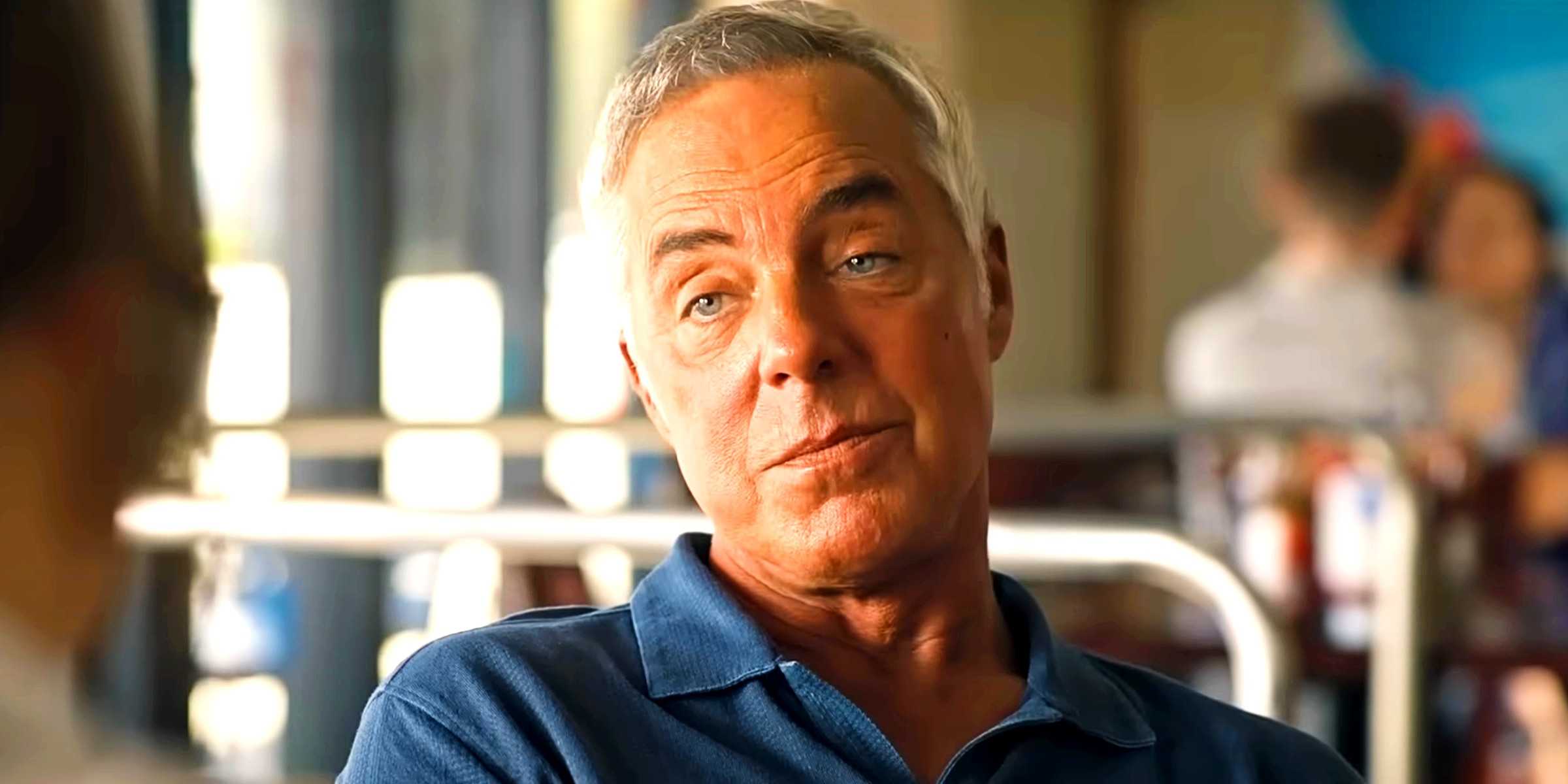 Titus Welliver has Harry Bosch talking to Renee in Ballard spinoff