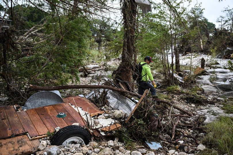 Two young girls miraculously found alive clinging to huge tree after being swept away in Texas floods
