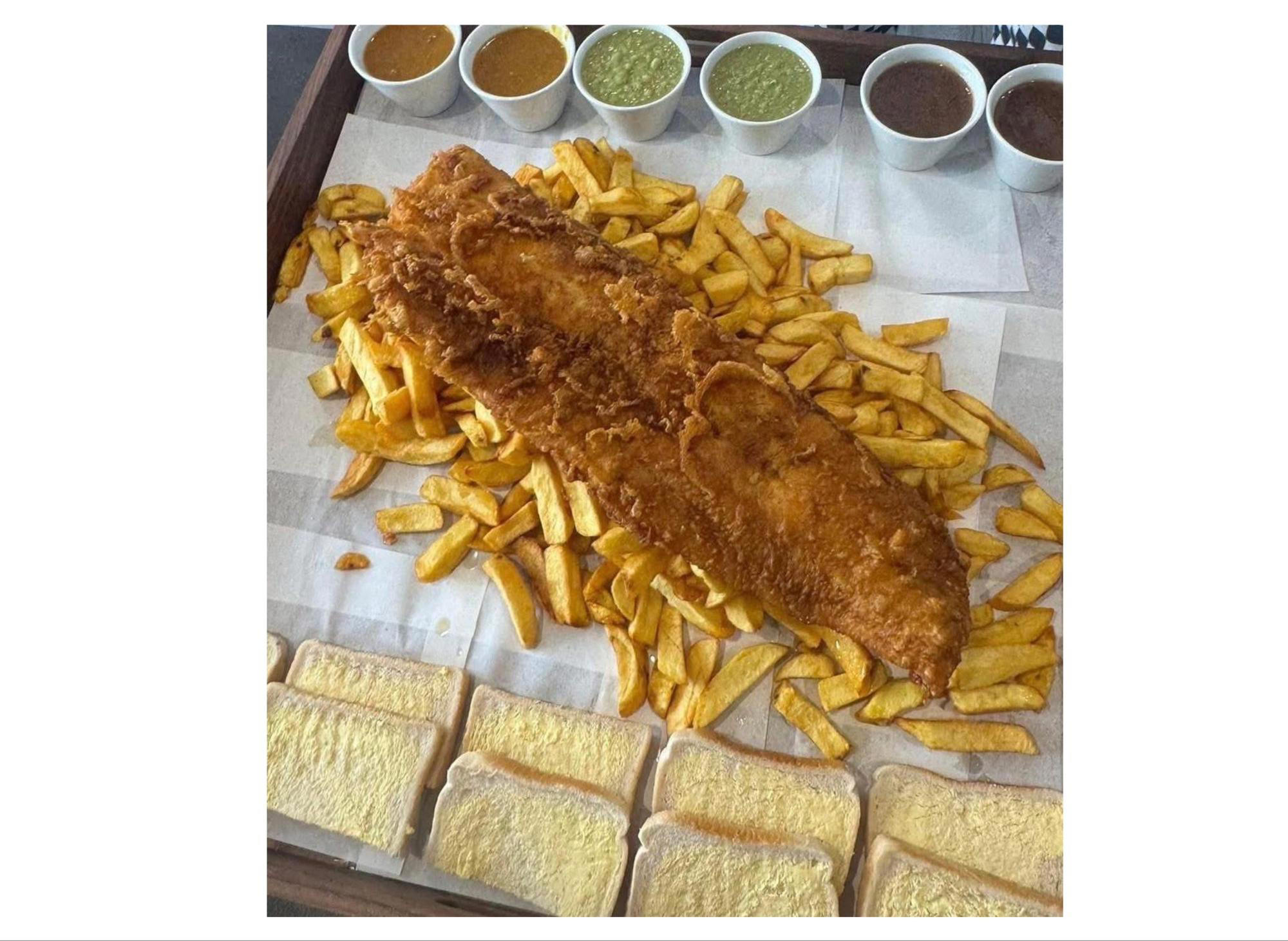 Doncaster pals create belly busting fish and chip challenge at Doncaster pals create belly busting fish and chip challenge at