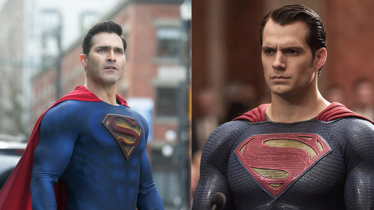 Cả hai Superman tiền nhiệm là Henry Cavill (phải) và Tyler Hoechlin đều từ chối đưa ra lời khuyên để giữ cho phiên bản Superman của David Corenswet có chất riêng - Ảnh: DC/Warner Bros