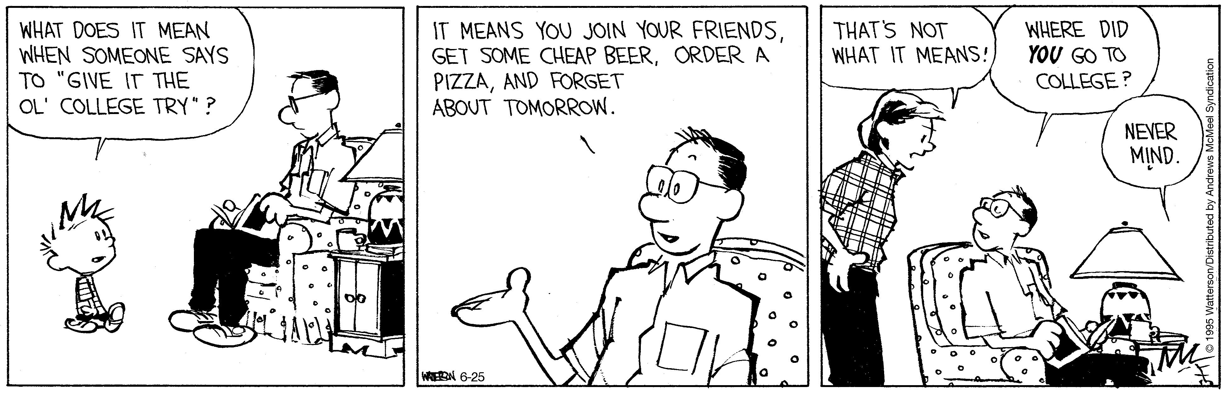 Calvin and Hobbes by Bill Watterson