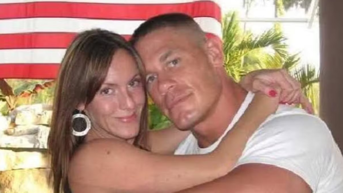 Who was WWE megastar John Cena's Ex-Wife before he married Shay Sharizadeh ?, image size:1200x675