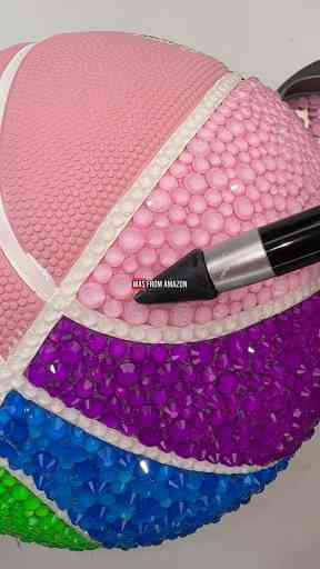 Transform Your Basketball With Bedazzled Rhinestones