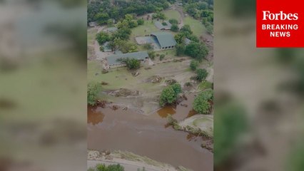 Aerial Footage Shows Texas’s Camp Mystic And Heart O’ The Hills Camp