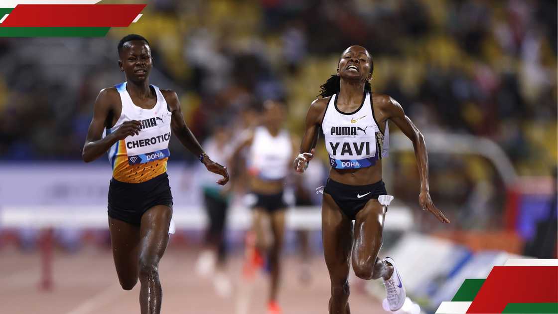 Faith Cherotich's winning streak is over. Photo by Francois Nel. Source: Getty Images