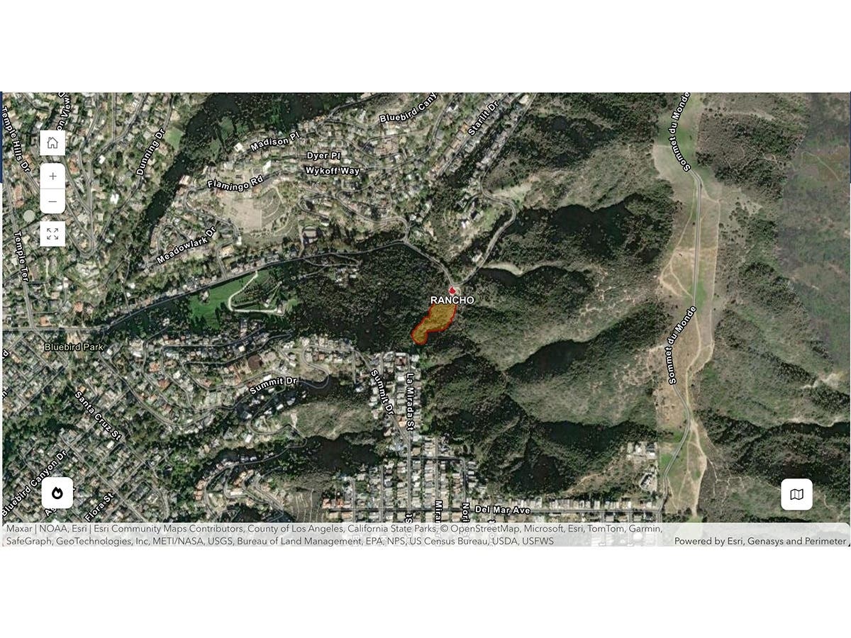 Laguna Beach Fire Map See Rancho - AA1I93ml.img