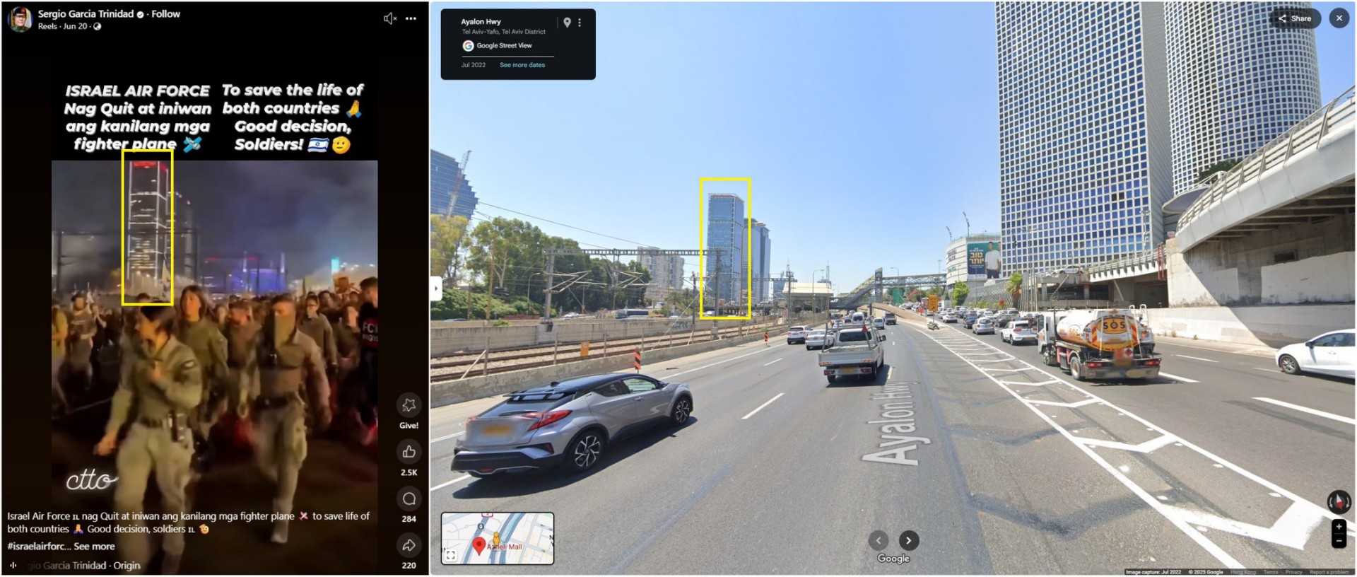 Video does not show 39 Israeli air - AA1I9YXH.img