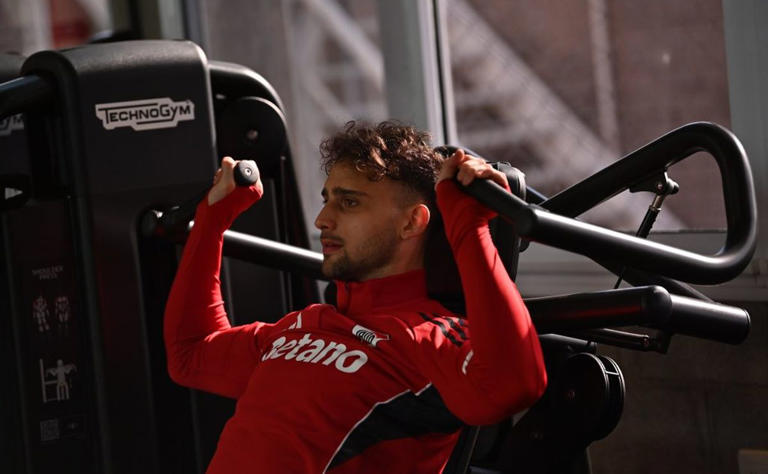 Boselli ya se entrena en Ezeiza con el resto del plantel de River de cara al segundo semestre. (Prensa River)