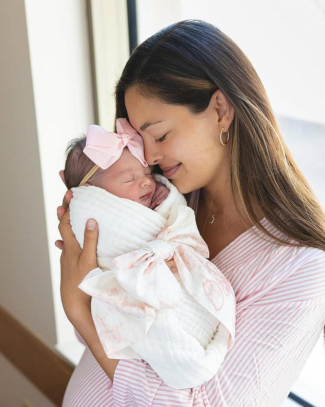 Tim Tebow and Miss Universe wife welcome first child together