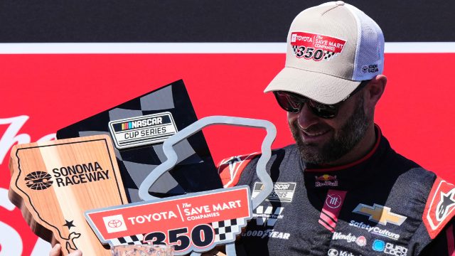 Denny Hamlin Overcomes Rain and Overtime to Win Dover Again