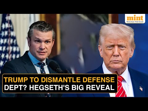 Department of War? Hegseth Drops Bombshell On Trump's Big Military