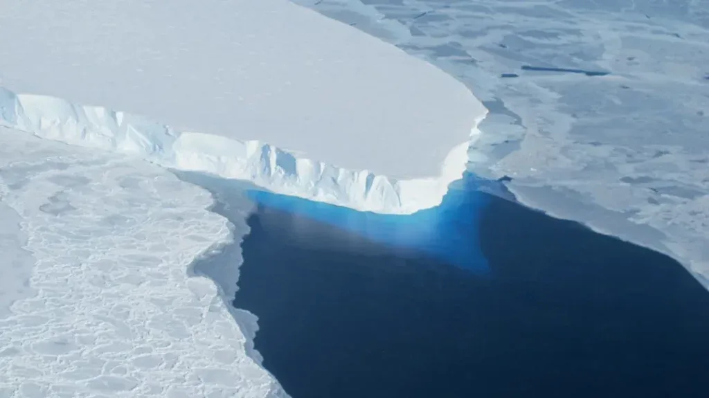 The ‘Doomsday’ Glacier. Credit: NASA