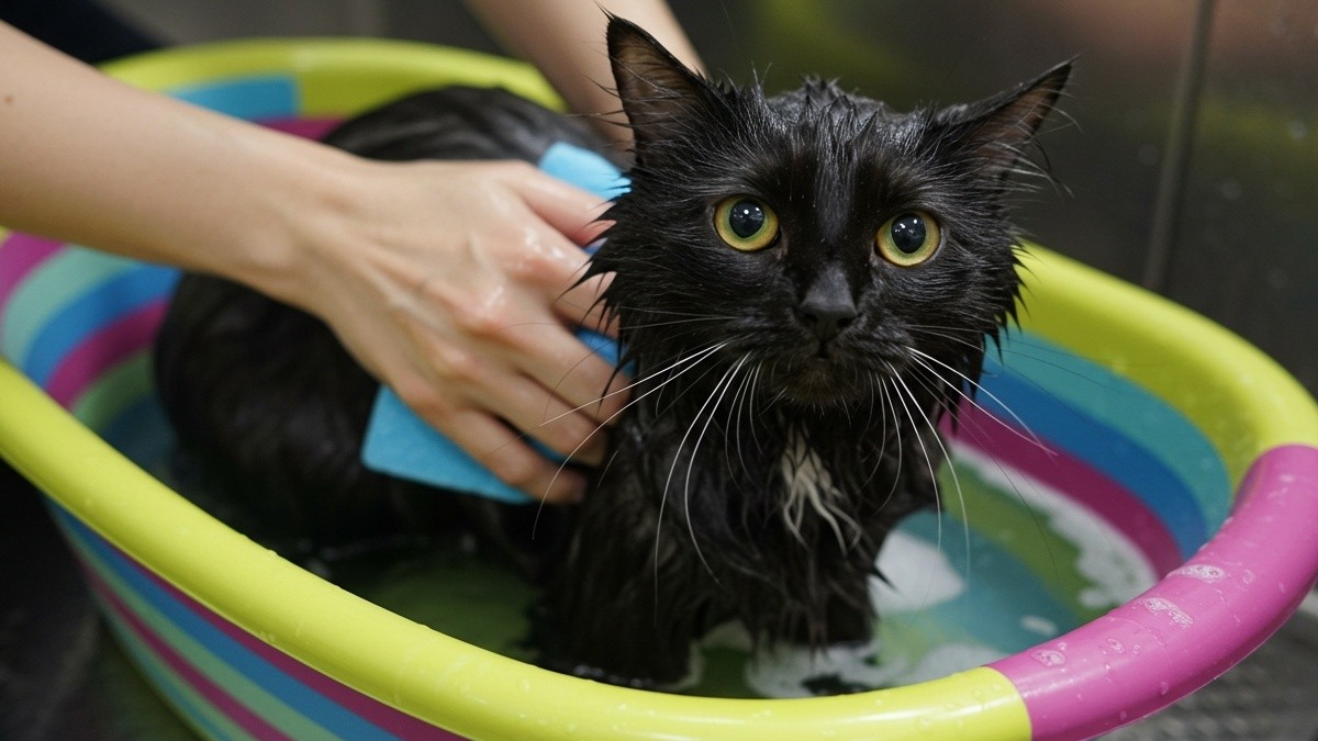 Why is it good to bathe your cat regularly? Benefits