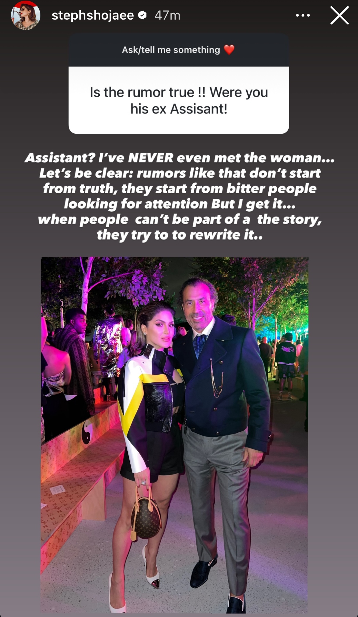 RHOM's Stephanie Shojaee Denies Rumor She Had an Affair With Now-Husband