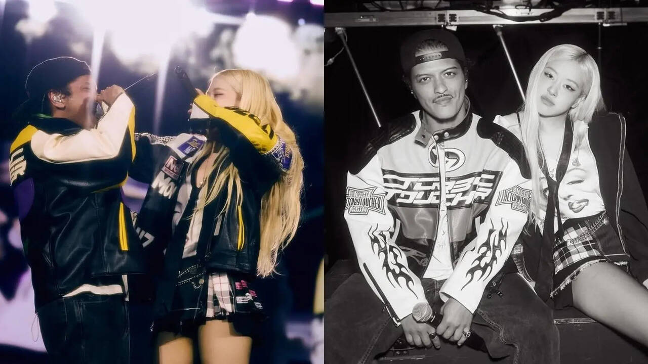 Blackpink Deadline La Concert Bruno Mars Joins Rose On Stage For