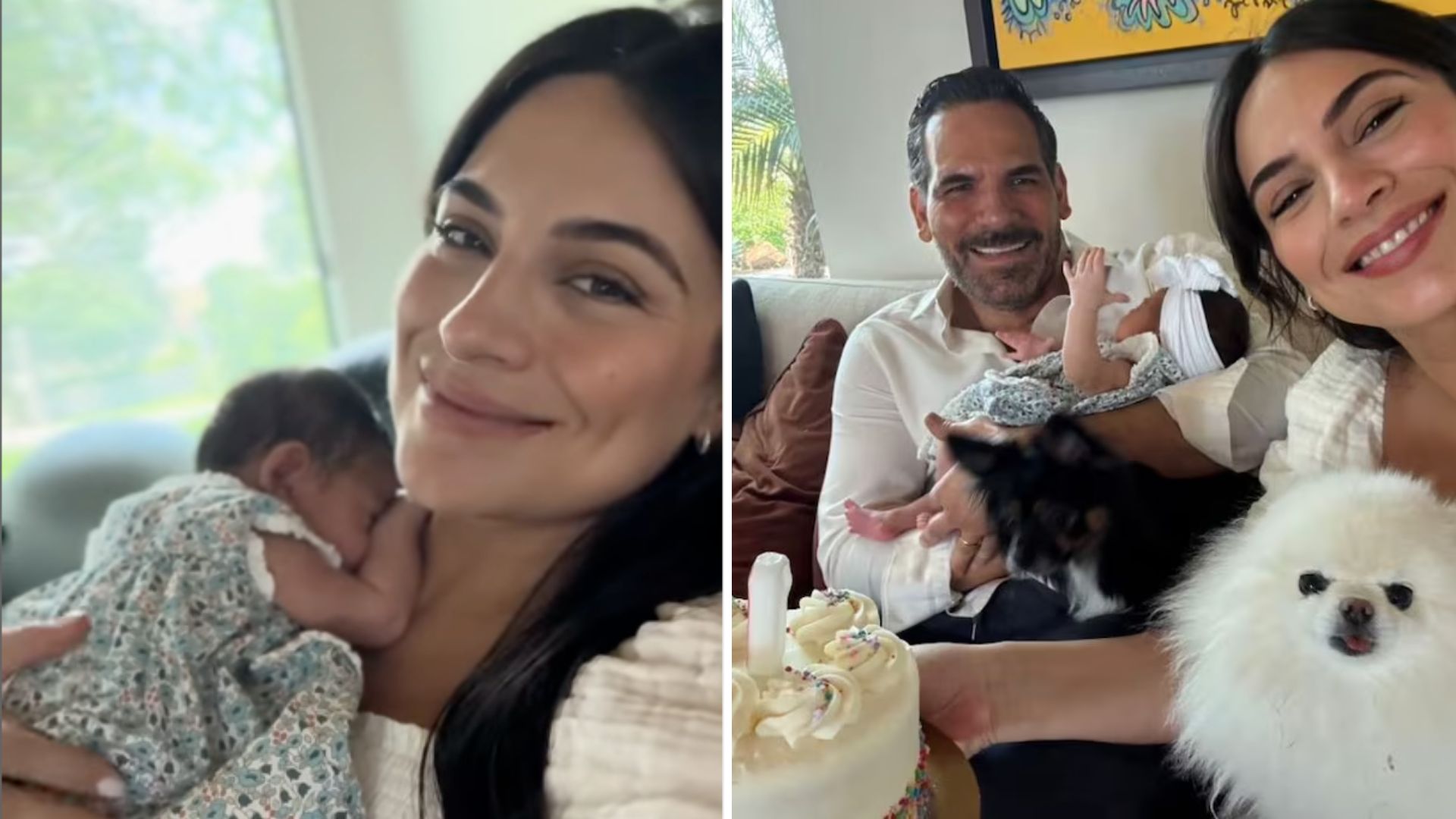 Ana Brenda Contreras comparte tierna foto de su hija para celebrar sus 2  meses de vida