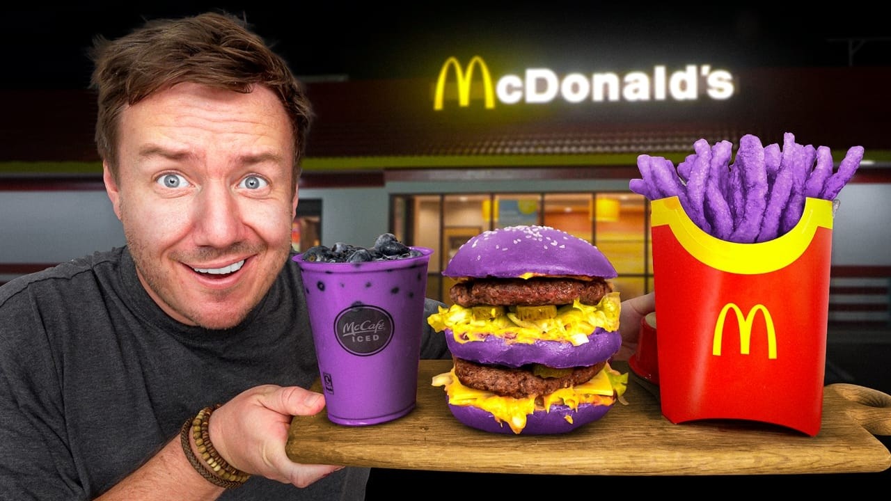 I Made the World's First McDonald's Grimace Meal